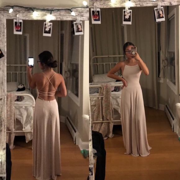 Dresses | Longflowycream Colored 